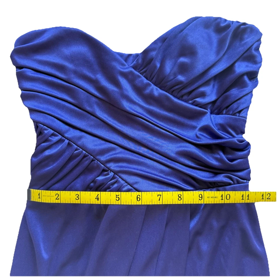 Mini arco de regreso a casa Teeze Me M púrpura sin tirantes Y2K años 2000 cinturón acanalado novia Foto 4 de 4