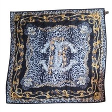 ROBERTO CAVALLI  | Black Gray Jewel RC Logo 1...