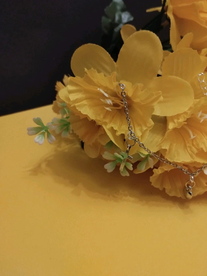 Wunderschönes Armband Glaube Liebe Hoffnung  18+5 Cm Lang - Bild 2 von 3