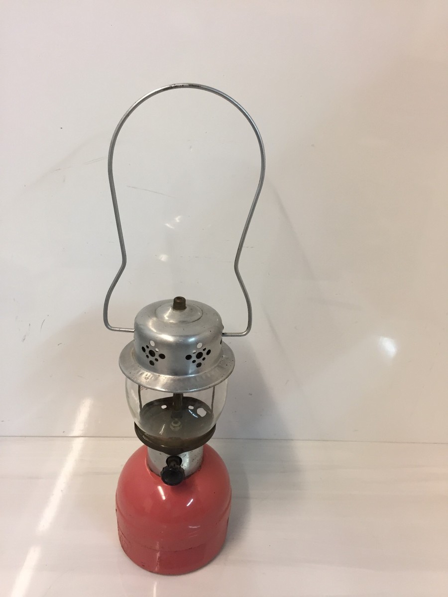 Vintage Coleman Lantern Model 5104 Pink Salmon Made in Canada LP