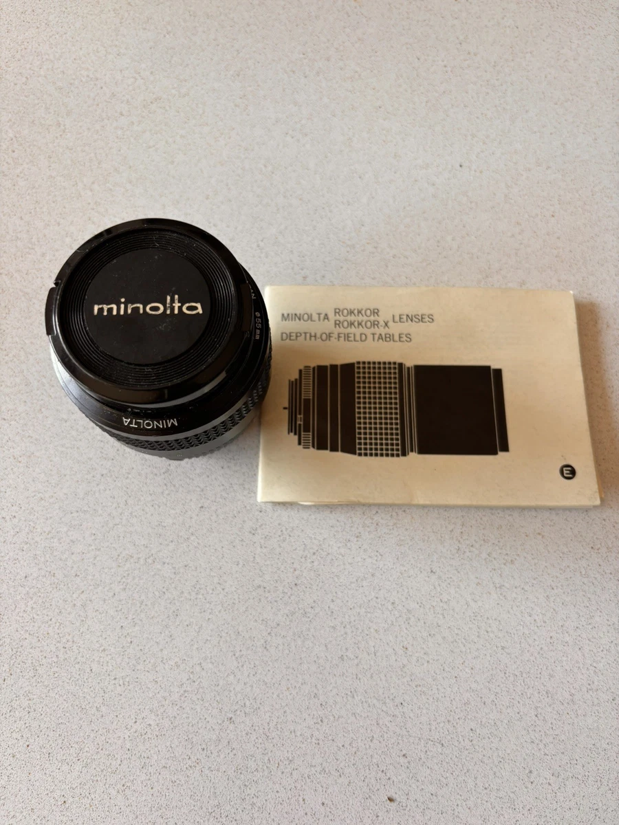 Minolta MD 85mm Focal Camera Lenses for sale - eBay