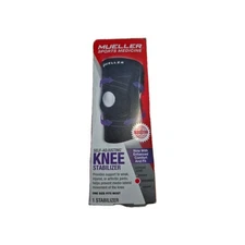 Mueller Self Adjusting Knee Stabilizer Black One Size Fits Most Moderate Support