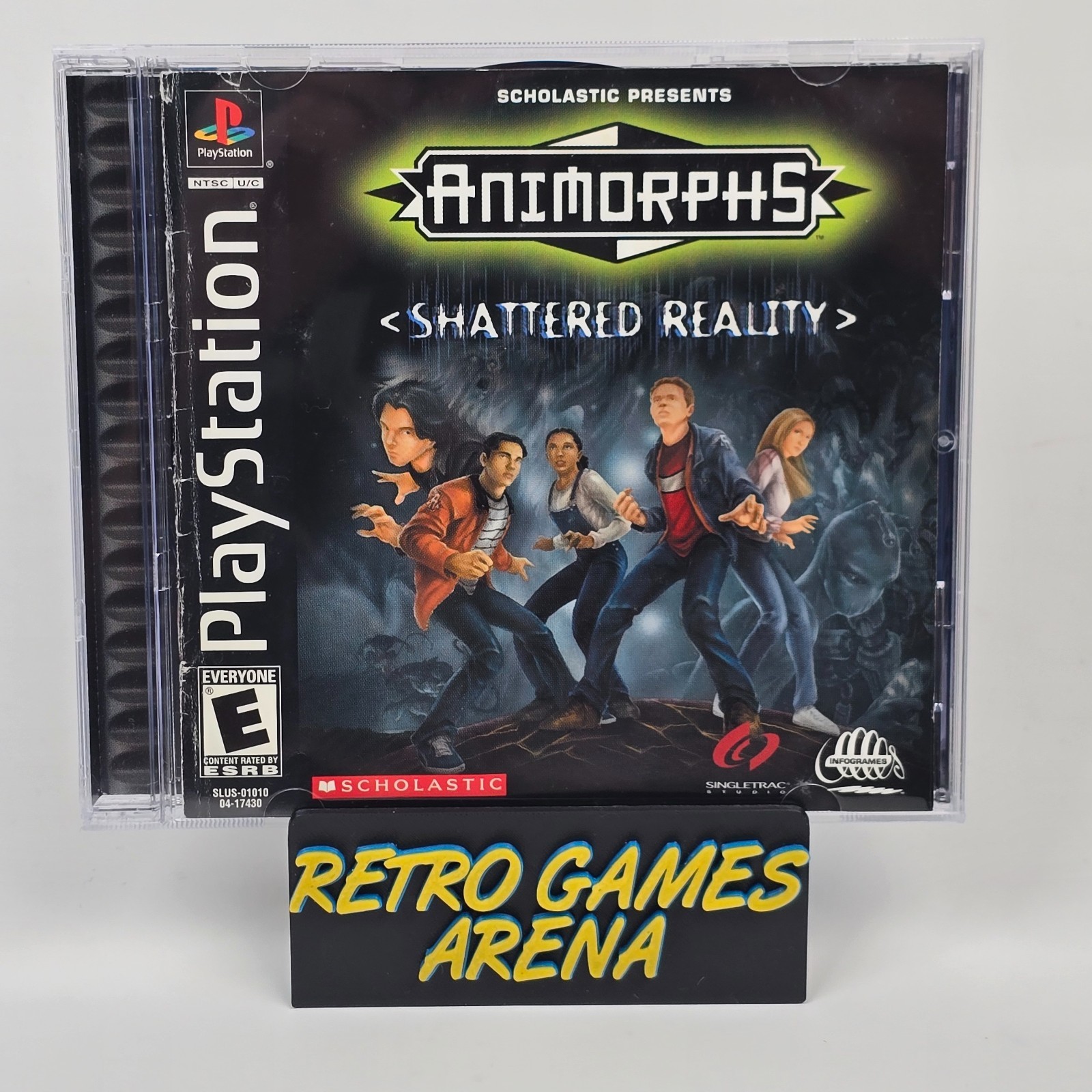 Animorphs: Shattered Reality (PlayStation 1 PS1) CIB COMPLETE