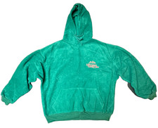 Vintage 1996 DISNEY'S HUNCHBACK OF NOTRE DAME Hooded Green Fleece Sweatshirt