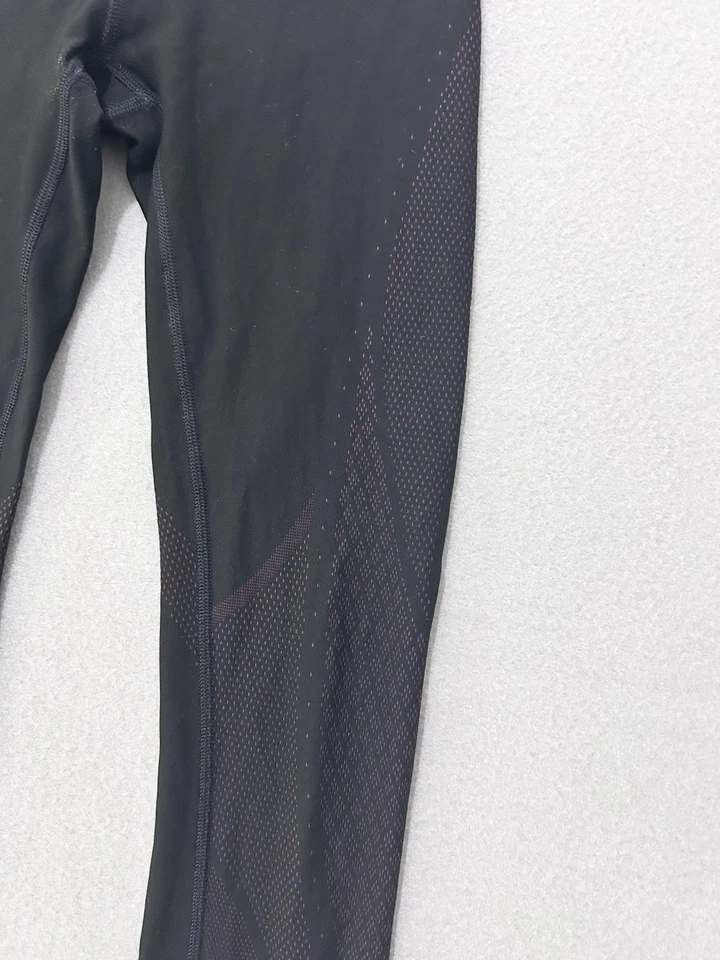 lululemon Woman Pattern Leggings full length black leggings uk 8 28R — 第 4/4 张图片