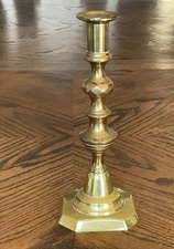 Virginia Metalcrafters Brass Newport 3052 Candlestick  9 5/8" Tall
