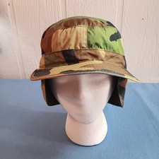 US Military Woodland Camo Patrol Field Cap Hat BDU Surplus SEKRI Industries 7