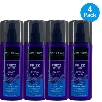John Frieda Frizz Ease Dream Curls Styling Spray 6.7 Oz 4 Pack New