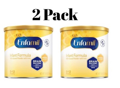 2 Pack Milk-Based with Iron Infant Formula Powder, 0-12 Mos.  Ex 11/01/2026