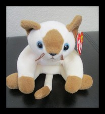 Ty Beanie Baby Snip the Siamese Cat NO TUSH TAG
