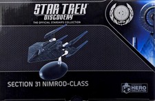 STAR TREK DISCOVERY EAGLEMOSS NAVE SPAZIALE COLLEZIONE SEZIONE 31 CLASSE NIMROD