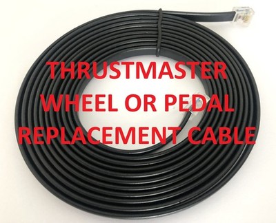 RACING THRUSTMASTER TMX RAD T2PA T3PA-PRO T3PM TLCM PEDAL SCHWARZ KABEL ERSETZEN