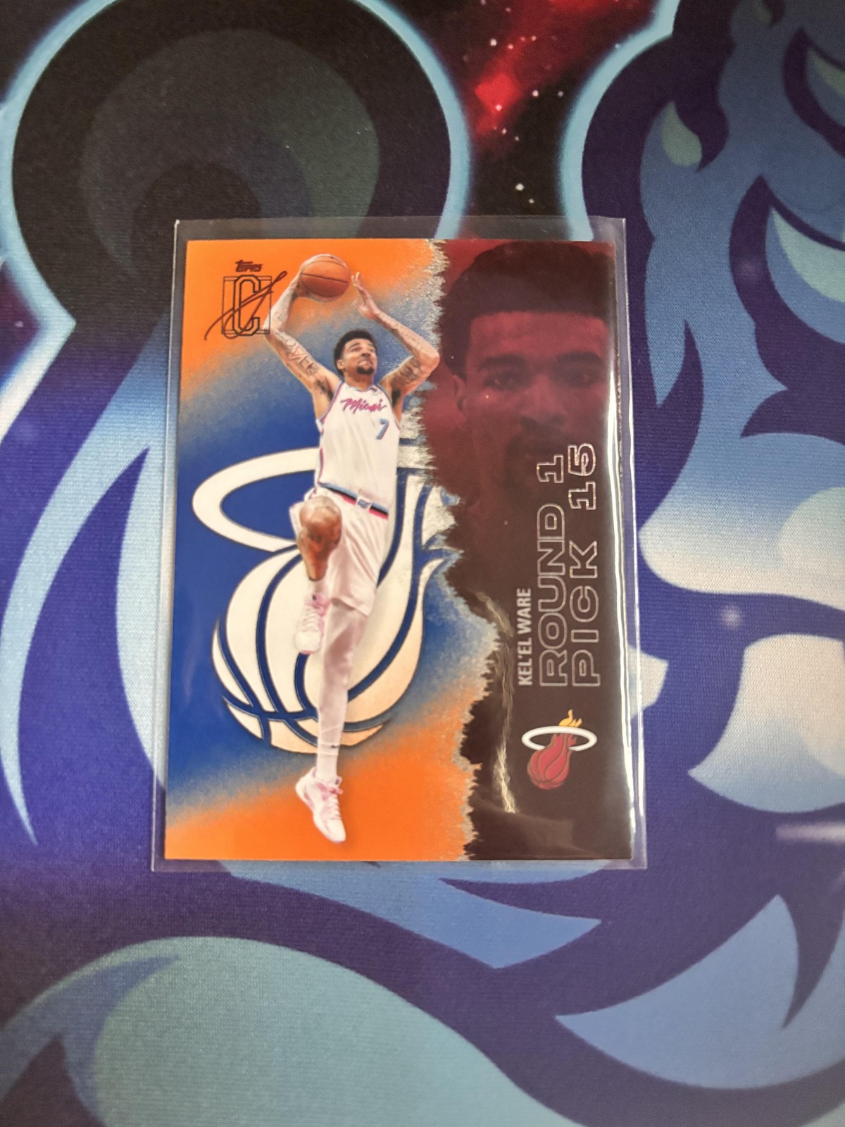 2025-26 Topps Signature Class #30 Kel'el Ware Blue & Orange