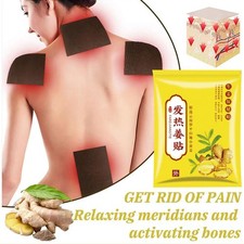 100x Chinese Ginger Patch Rheumatism Back Joint PainRelief Plaster P8R0