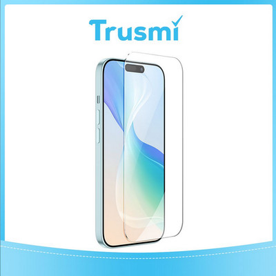 TRUSMI Clear Transparent Tempered Glass Screen Protector for iPhone XR/11 - 10