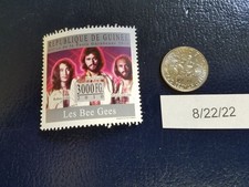 Robin Barry Maurice Gibb The Bee Gees 2010 Republique De Guinee Stamp