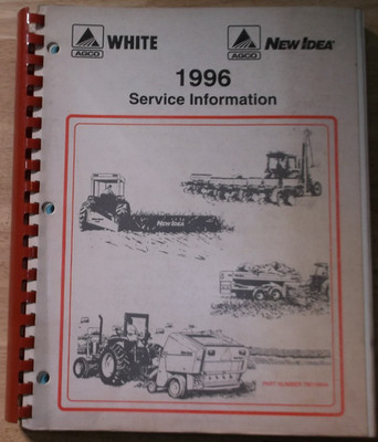 AGCO WHITE NEW IDEA 1996 SERVICE INFORMATION BULLETINS MANUAL BOOK