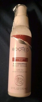 Rooted Rituals Ginger Root + Mint Pre-Shampoo Root Rinse Deep Cleansing 5.7 oz