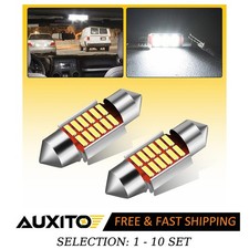 2-20X 31MM Festoon LED Map/Dome Interior Light Bulbs 6000K White CANBUS 4014SMD