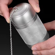 Stainless Steel Tea Infuser – Loose Leaf Tea & Spice Strainer Seasoning Filter
