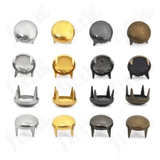 Dome Rivets Punk Studs Nail Head Rivets DIY For Leather Handbags Shoes Clothing