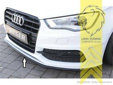 Rieger Frontspoiler Spoilerlippe Spoiler für Audi A3 8V S Line schwarz glänzend