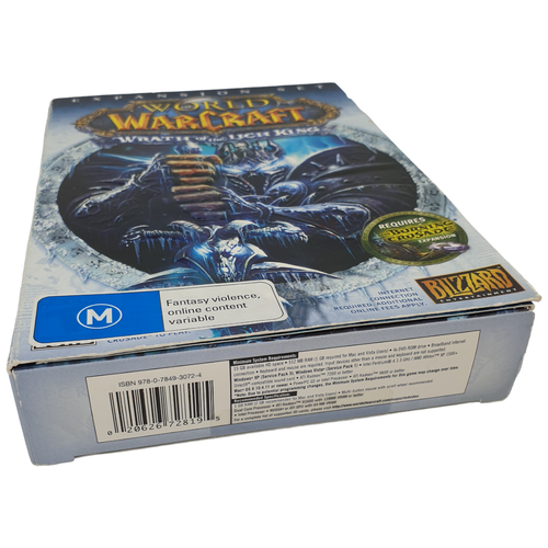 World of Warcraft Wrath of The Lich King Exp Pack Blizzard Window XP Manual 2008 - Picture 5 of 16