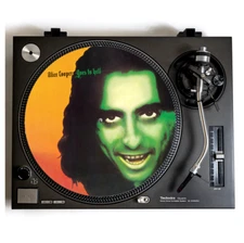 ALICE COOPER Turntable Slipmat for Vinyl Records 12" DJ Slip Mat rock vinyls