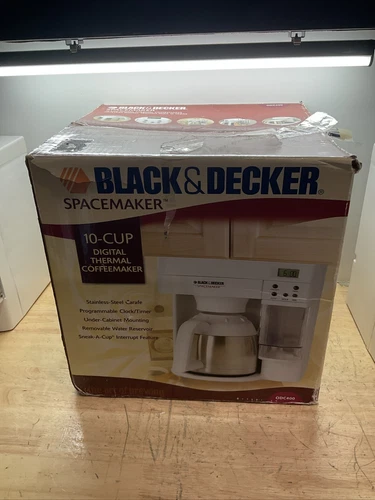 Black & Decker Spacemaker ODC400 Under Cabinet 10 Cup Coffee Maker NEW OPEN BOX