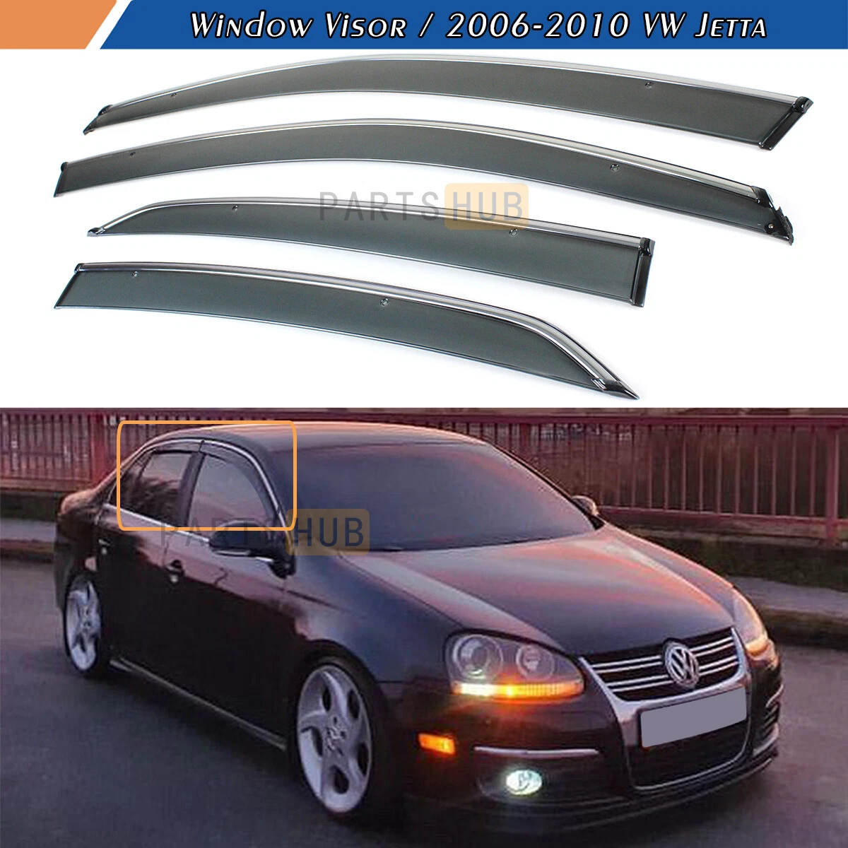 Volkswagen jetta rain guards deals