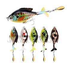 5PCS Fishing Lures Multi Jointed Baits Bass 16.8g Slow Sinking Swimbaits Trout