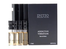 INITIO ADDICTIVE VIBRATION EDP 1.5ml .05fl oz x 4 COLOGNE PERFUME SAMPLES