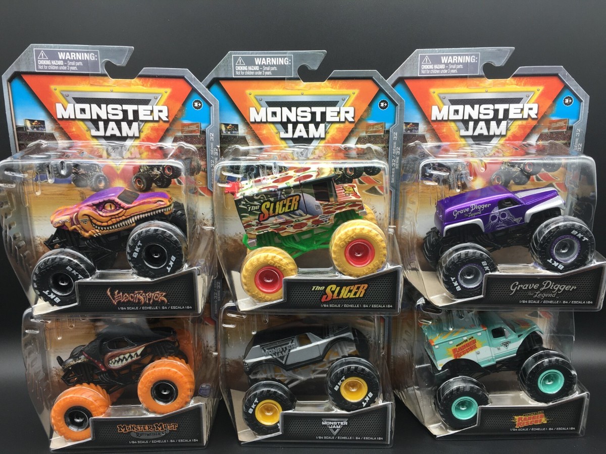 Spinmaster Monster Jam Series 32 **You Pick** Monster Trucks 1:64