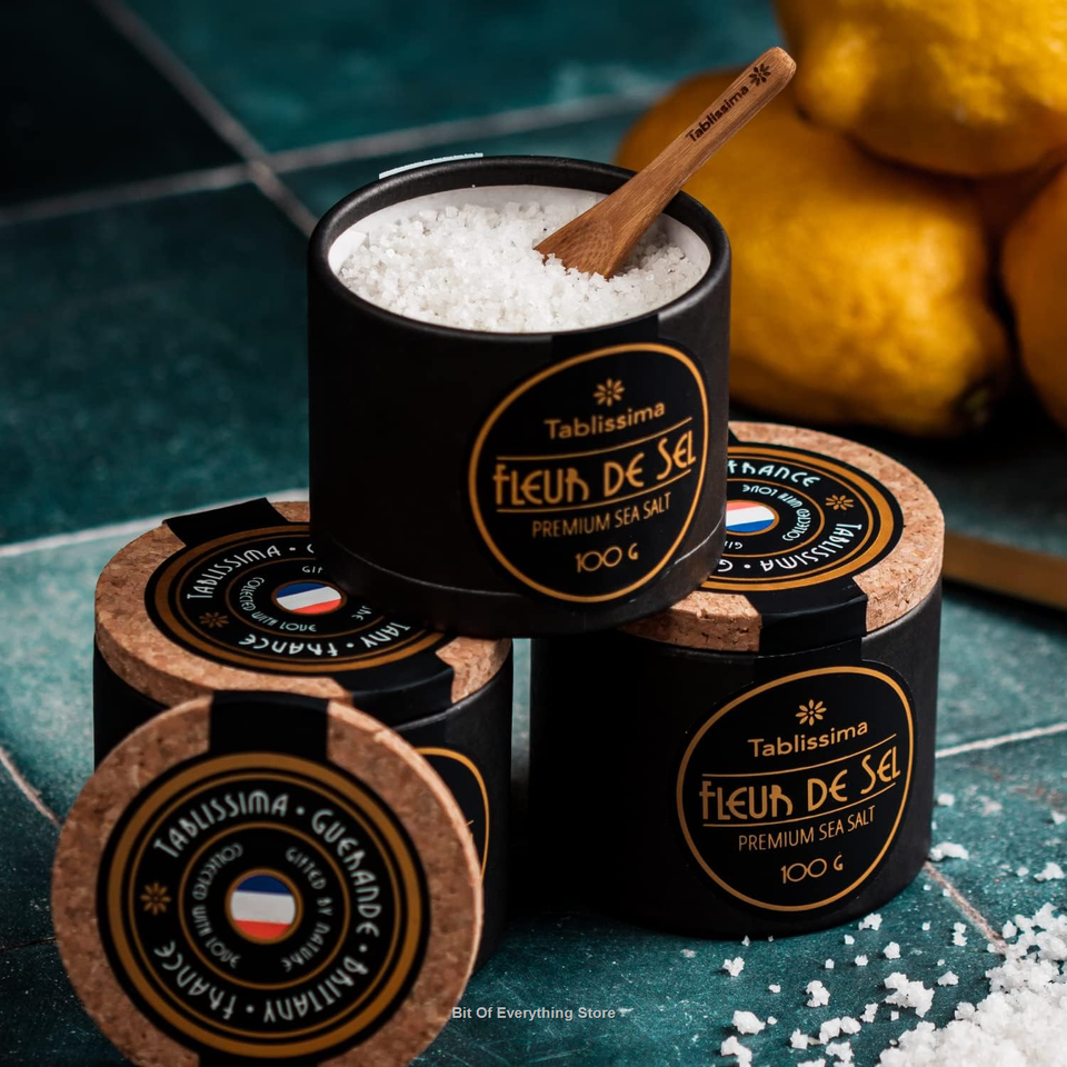 Fleur de Sel Premium Sea salt from Guerande France Flaky Sea Salt