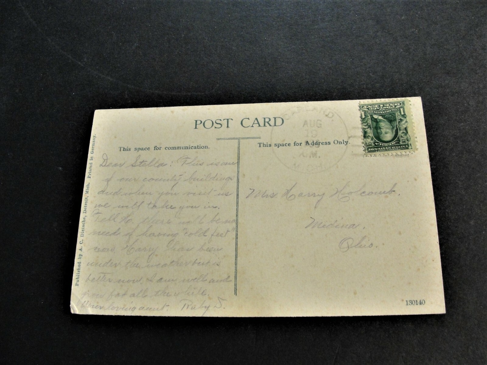 Shiawassee County Court HouseCorunna, Michigan Ben Franklin1900s