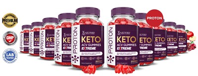 Proton Keto Extreme ACV Gummies 2000MG Apple Cider Vinegar 600 Gummys