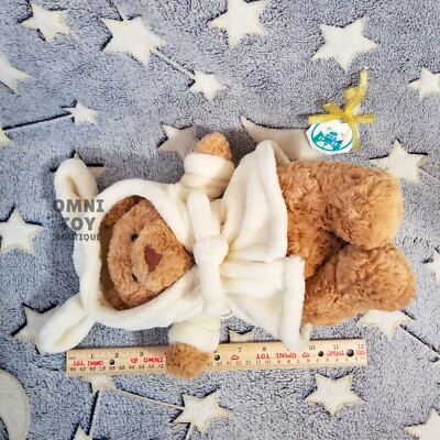 Jellycat BATHROBE BARTHOLOMEW BEAR NWT Collectible Plush Toy