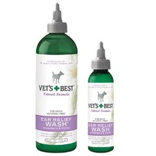 Professional Ear Relief  Wash for Dogs All Natural, Alcohol Free 4 oz or 16 oz