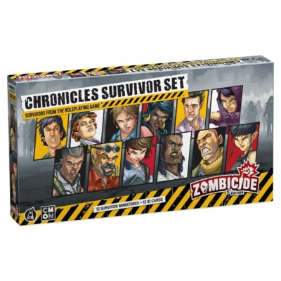 Zombicide 2nd Ed Chronicles Survivors Expansion Set CMON ZCD005 Zombiecide