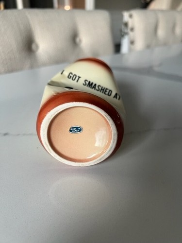 South of the Border Smashed Beer Can Pedro Souvenir Ceramic Brown & Tan Japan - Picture 6 of 9