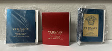 VERSACE Spray Vial Sample Card Lot EROS EDT + EROS Parfum + EROS FLAME EDP