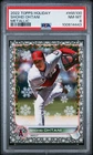 2022 Topps Holiday #HW100 METALLIC Shohei Ohtani PSA8 Los Angeles Angels