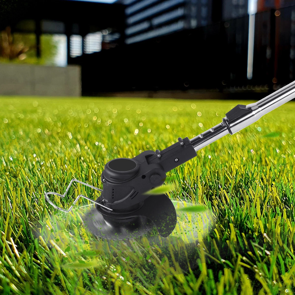 Portable 12V Electric Weed Wacker Grass Trimmer - Battery-Powered