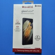 ZAGG Invisible Shield GlassFusion Screen Protector for Galaxy S21 Ultra 5G NEW