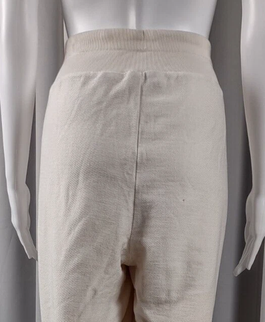 New Directions Women's 100% Cotton, Cream Colored Casual Drawstring Pants Size L - Image 4 of 4