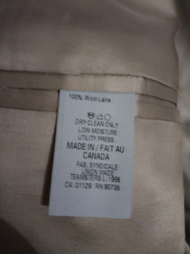Lauren Ralph Lauren Blazer Sport Coat Men's 40 R 100% Wool Laine - Picture 8 of 12