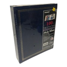 Vintage Pioneer Photo Album 100 Magnetic Fast Stick Pages Dark Blue New Sealed
