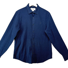 Original Penguin Heritage Slim Fit Men's Size M Pin Dot Casual Shirt
