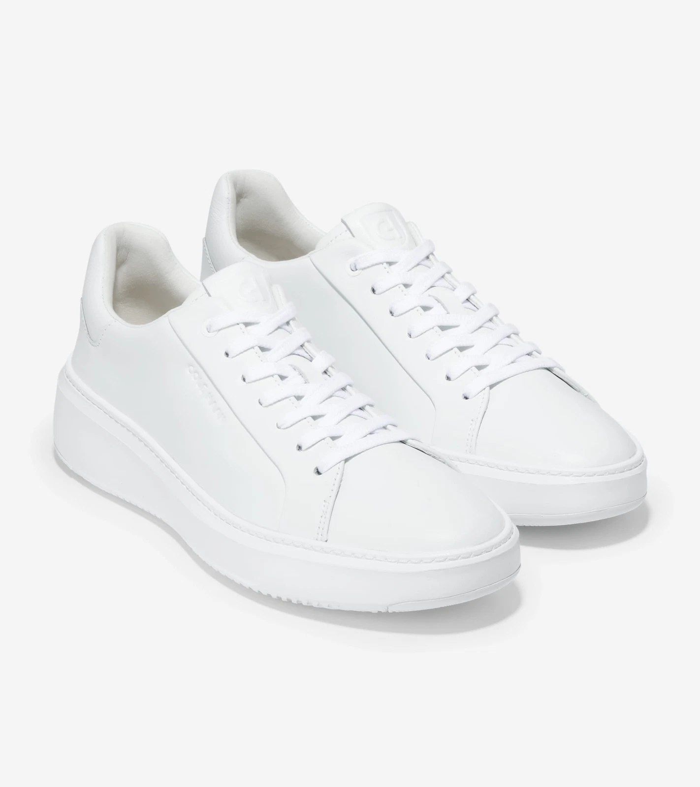 Cole Haan Men's GrandPrø Topspin Sneaker Optic White Leather C35573