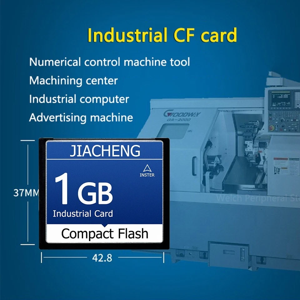 1GB CNC CF Compact Flash card+CF-PCMCIA Adapter+SSK USB2.0 Card reader FANUC - Image 2 of 4